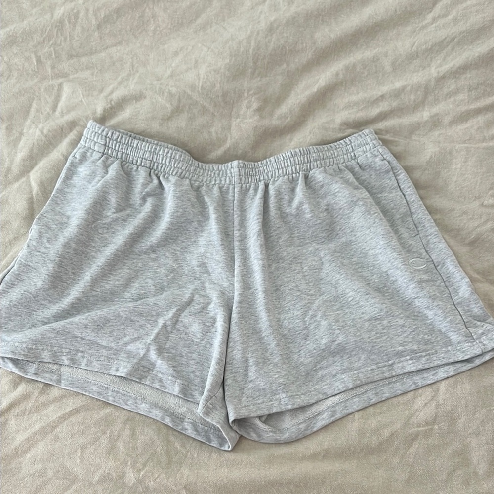 Champion Gray Athletic Shorts Soft Cotton Blend